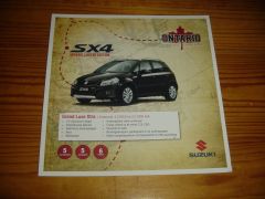 SUZUKI SX4 ONTARIO Brochure