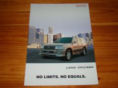 TOYOTA LAND CRUISER 2003 BROCHURE