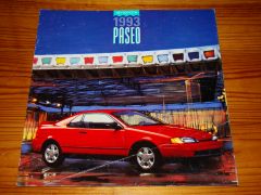 TOYOTA PASEO 1993 brochure