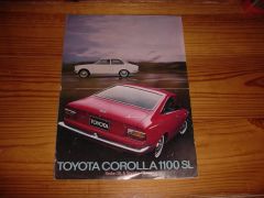 TOYOTA COROLLA 1100 SL brochure