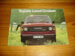 Toyota Land Cruiser 1981 brochure