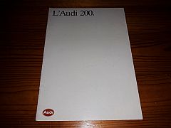 AUDI 200 1989 brochure