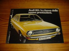 AUDI 80 1972 brochure