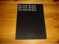 AUDI 80/90/100 SPORT 1989 brochure