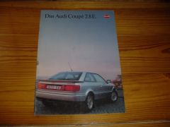 AUDI COUPE 2.8E 1991 brochure