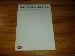 AUDI COUPE GT 1987 brochure