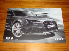 AUDI RS6 AVANT 2016 brochure