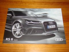 AUDI RS6 AVANT 2016 brochure