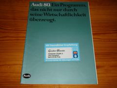 AUDI 80 1982 brochure