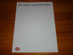 AUDI 200 TURBO 1983 brochure