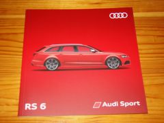 AUDI RS6 2017 brochure