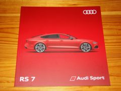 AUDI RS7 2017 brochure