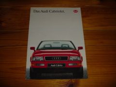 AUDI CABRIOLET 1991 brochure