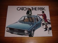 Audi Fox 1974 brochure