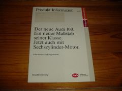 AUDI 100 1990 brochure