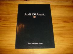AUDI 100 AVANT 1990 brochure