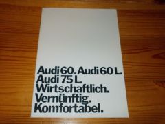 Audi 60/75L 1972 brochure