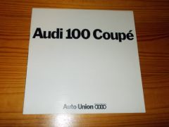 AUDI 100 Coupe brochure