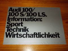 AUDI 100 brochure