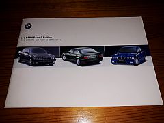 BMW 3 EDITION 1997 brochure