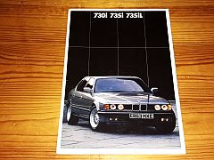 BMW 7 1987 brochure