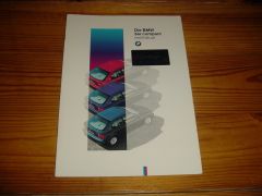 BMW 3 COMPACT INDUVIDUAL 1995 brochure