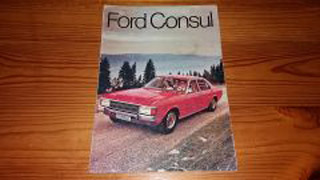 FORD CONSUL 1972 brochure