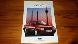 Ford Escort Laser 1989 brochure