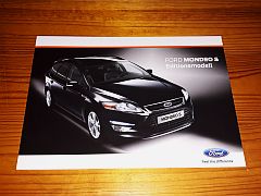 FORD MONDEO  S EDITIONSMODELL 2011 brochure