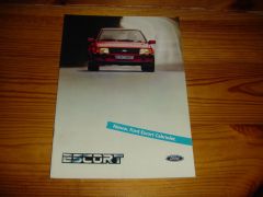 FORD ESCORT 1984 brochure