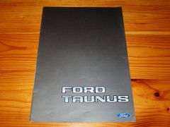 FORD TAUNUS 1981 brochure