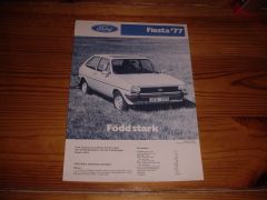 Ford Fiesta1977 brochure