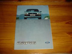FORD CAPRI 1982 brochure