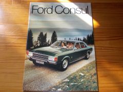 FORD CONSUL 1972 brochure