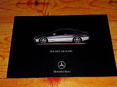 MERCEDES CLK 55 AMG 2002 brochure