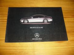 MERCEDES CLK 55 AMG 2002 brochure