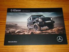 Prospekt MERCEDES  G-KLASSE PROFESSIONAL 2016