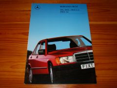 MERCEDES 190 1988 brochure