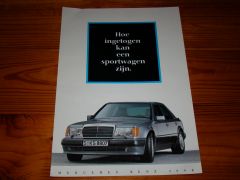 MERCEDES 500E 1990 brochure