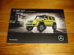 MERCEDES  G500 4X4 2  2015 brochure