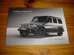 MERCEDES G-KLASSE EDITION 35 2014 brochure