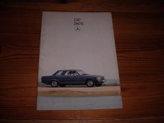 MERCEDES 200/280E 1980 brochure