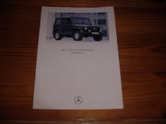 MERCEDES  G-KLASSE 1994 brochure