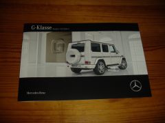 MERCEDES  G-KLASSE DESIGNO MANUFAKTUR  2016 brochure