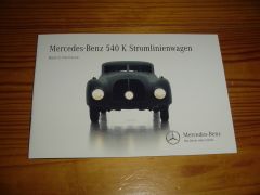 MERCEDES 540K STROMLINIENWAGEN - 2015 brochure