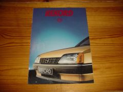 OPEL REKORD 1982 brochure