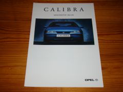 OPEL CALIBRA MAGNETIC BLUE 1995 brochure