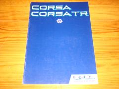 OPEL CORSA & CORSA TR 1983 brochure