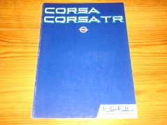 OPEL CORSA & CORSA TR 1983 brochure