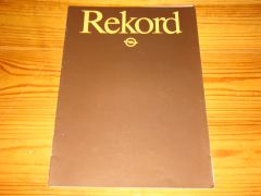 OPEL REKORD 1981 brochure